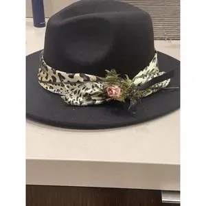 Customized Fedora with Silk Ribbon gift for her Silk Fedora - Etsy main image 4